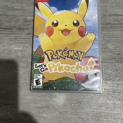 Nintendo Switch Pokémon let’s Go pikachu Game