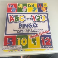 ABC And 123 Bingo 
