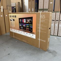 65” LG UA77 4K UHD Smart WebOs Tv