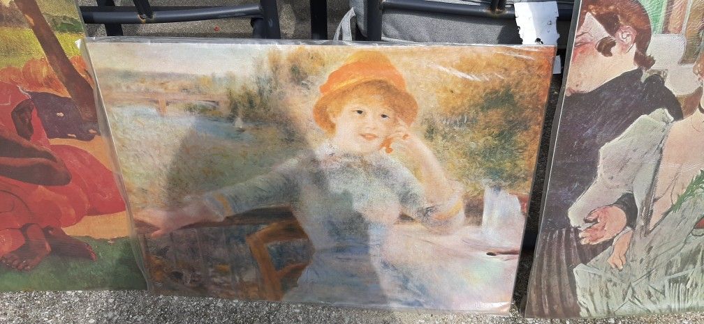 A la Grenouillere print #4143 by Auguste Renior