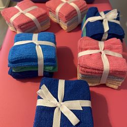 6pks 8ct Wash Cloths Sets ♦️New ♦️Sold Separate 