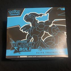  Black Bolt Pokémon Center Version ETB