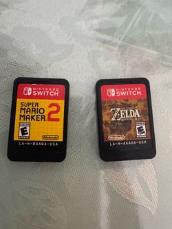 Nintendo Switch Games Breath of the Wild Super Mario Maker 2