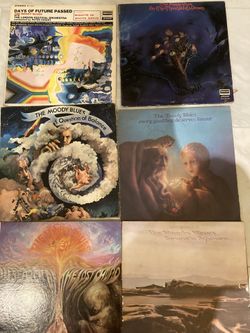 Moody Blues on vinyl lp records All Six