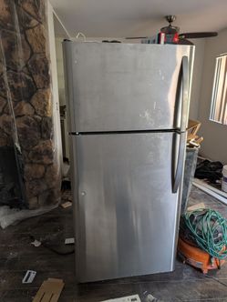 Stainless Steel Frigidaire Refrigerator. Part of a set