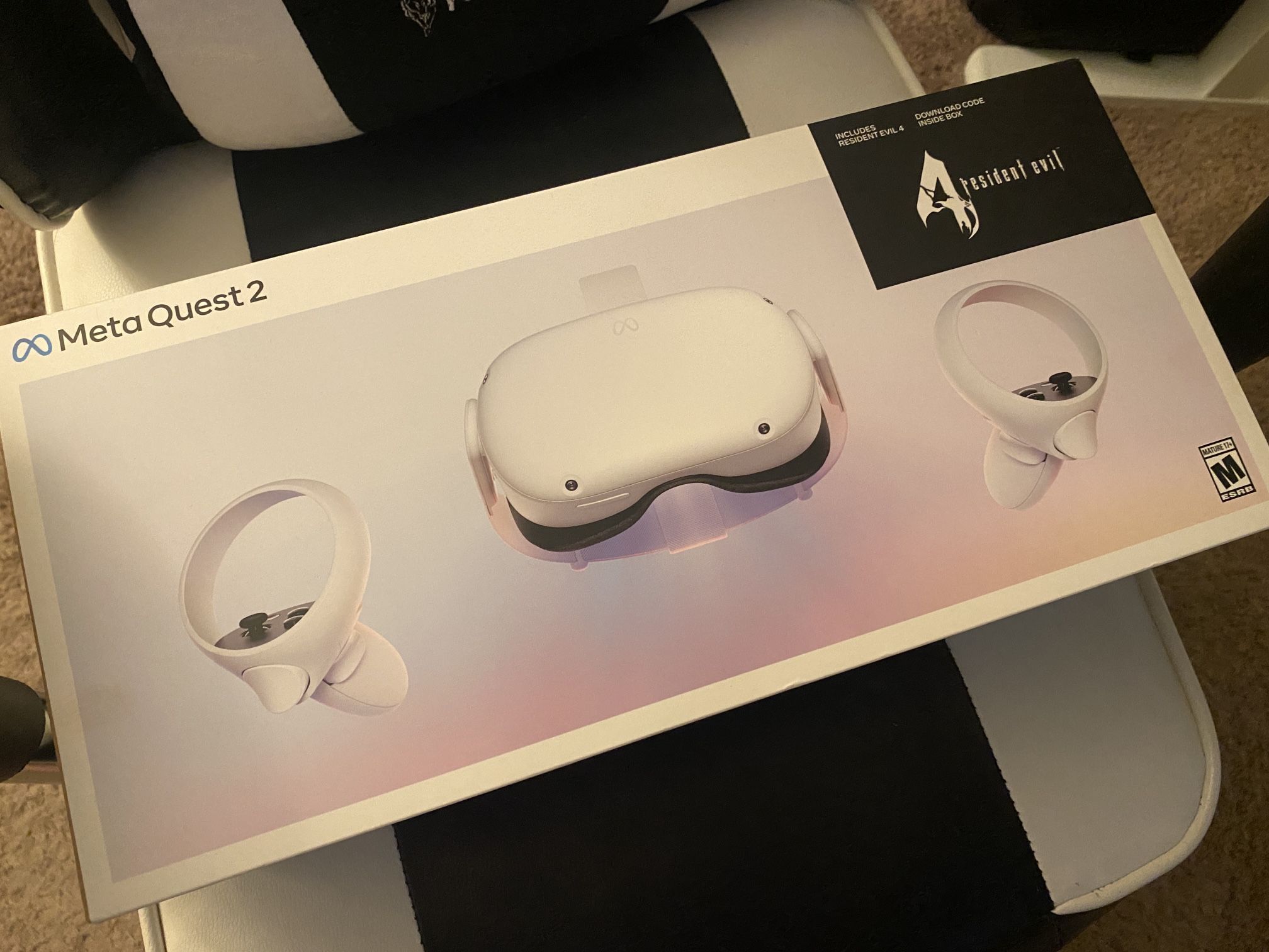 Fair Condition Meta Quest 2 formerly Oculus Quest 2 VR Headset 128gb *NO RE4 game*