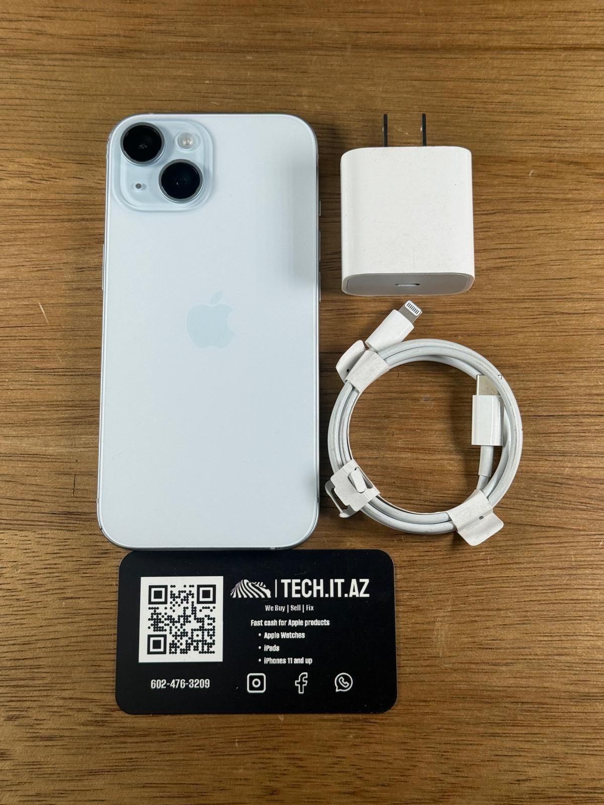 📱 iPhone 15 | 128GB | White | T-Mobile/Metro PCS | Hablo Español