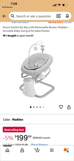 Graco swing and rocker