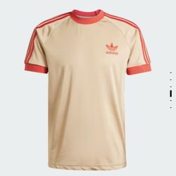Rare collectors item adidas Originals David Beckham 3-Stripes T-Shirt Magic Beige Large 