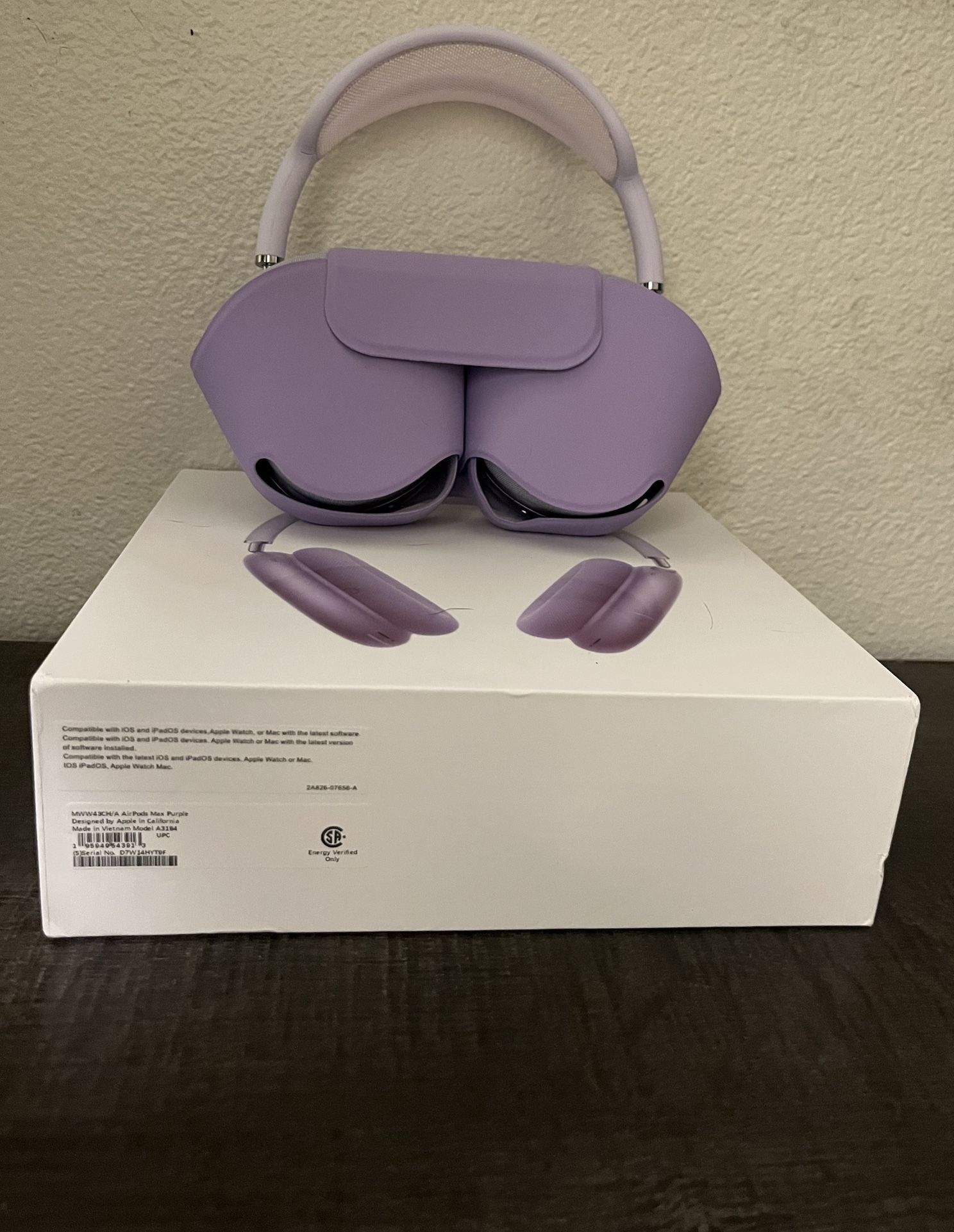 AirPods max purple model A3184 ヘッドホン Apple Air Pods Max