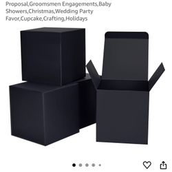 Black Gift Boxes 