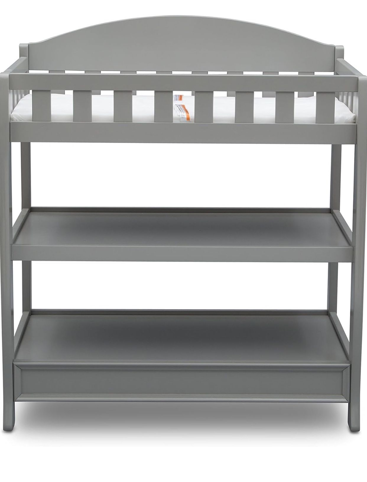 Delta Children Infant Changing Table with Pad, Grey