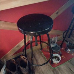 2 Industrial Bar Stools