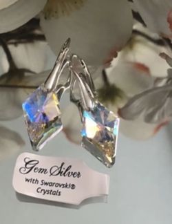 Crystal AB color beautiful earrings .!!!