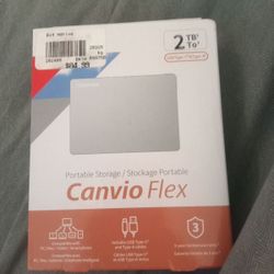 Toshiba Canvio Flex 2TB Portable Hard Drive