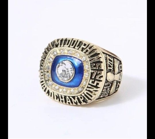 Miami Dolphins Championship Ring 1972 Men's 11 Perfect Season