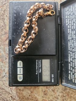 Hand Made SILVER Gold Tone Bracelet