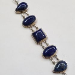 Bracelet Sterling Silver and Lapis