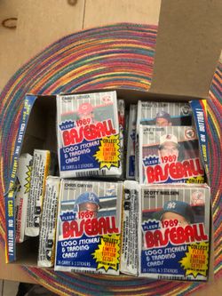 1989 fleer 36 card cello packs
