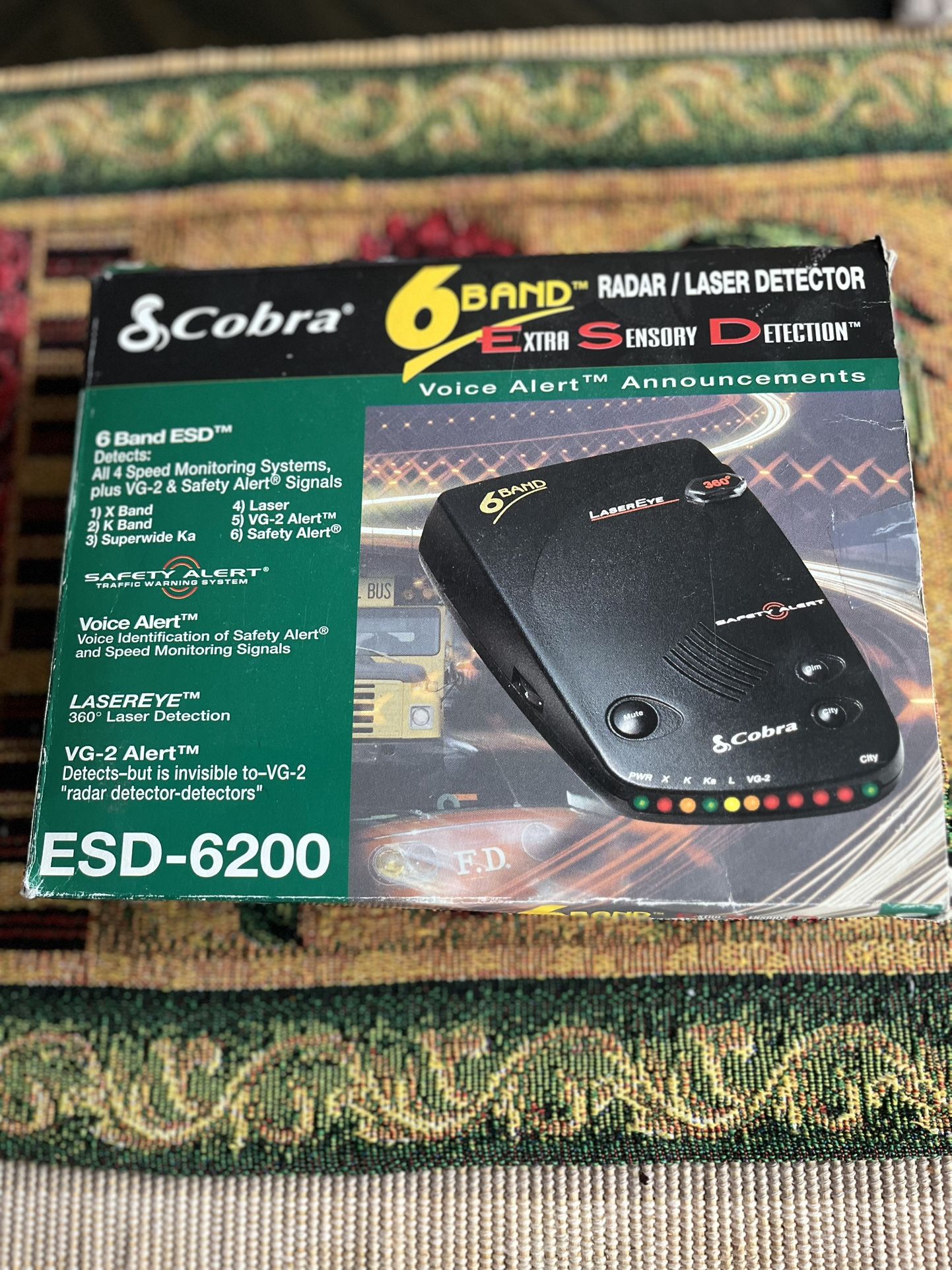 Cobra 6 Band Radar/ Laser Detector