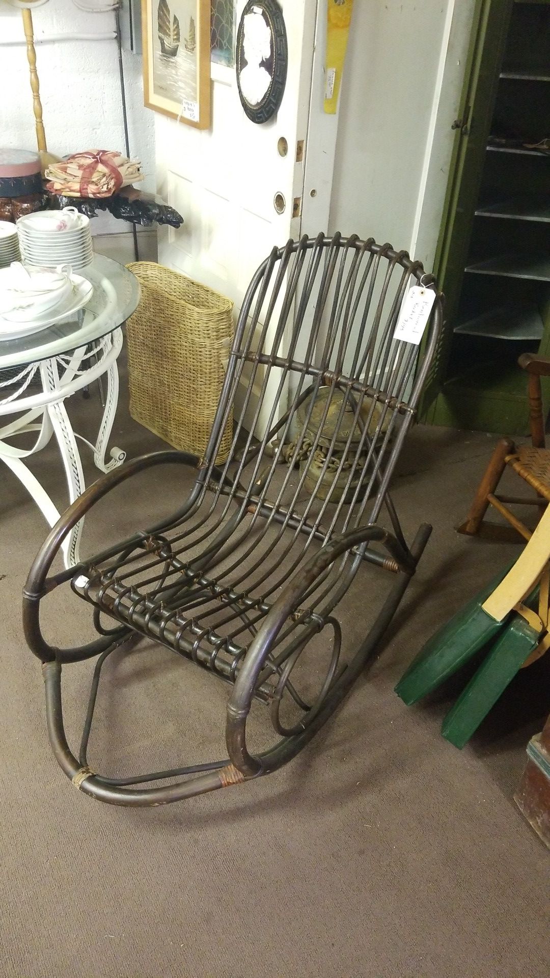 Antique Bentwood Rocker Rocking chair Antique furniture