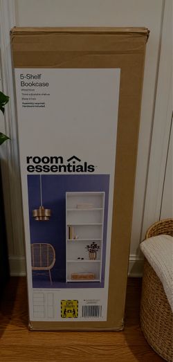 White room essentials shelf