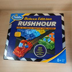 ThinkFun Rush Hour Deluxe Edition Traffic Jam Game 60 Challenges Ages 8+