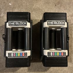 The Block Powerblock-Personal Set of 2 45 Lbs Adjustable Dumbbell Weights