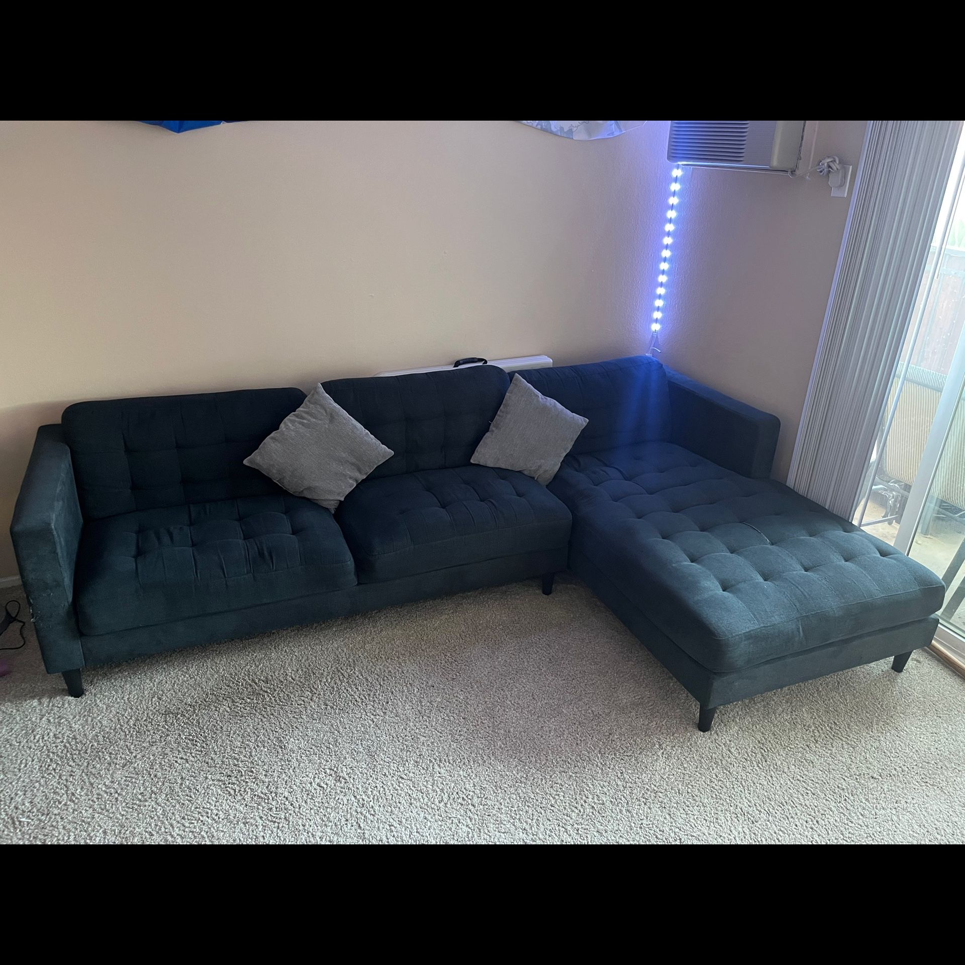Navy Blue Couch