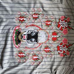 Supreme Tiger Embroidered Baseball Jersey