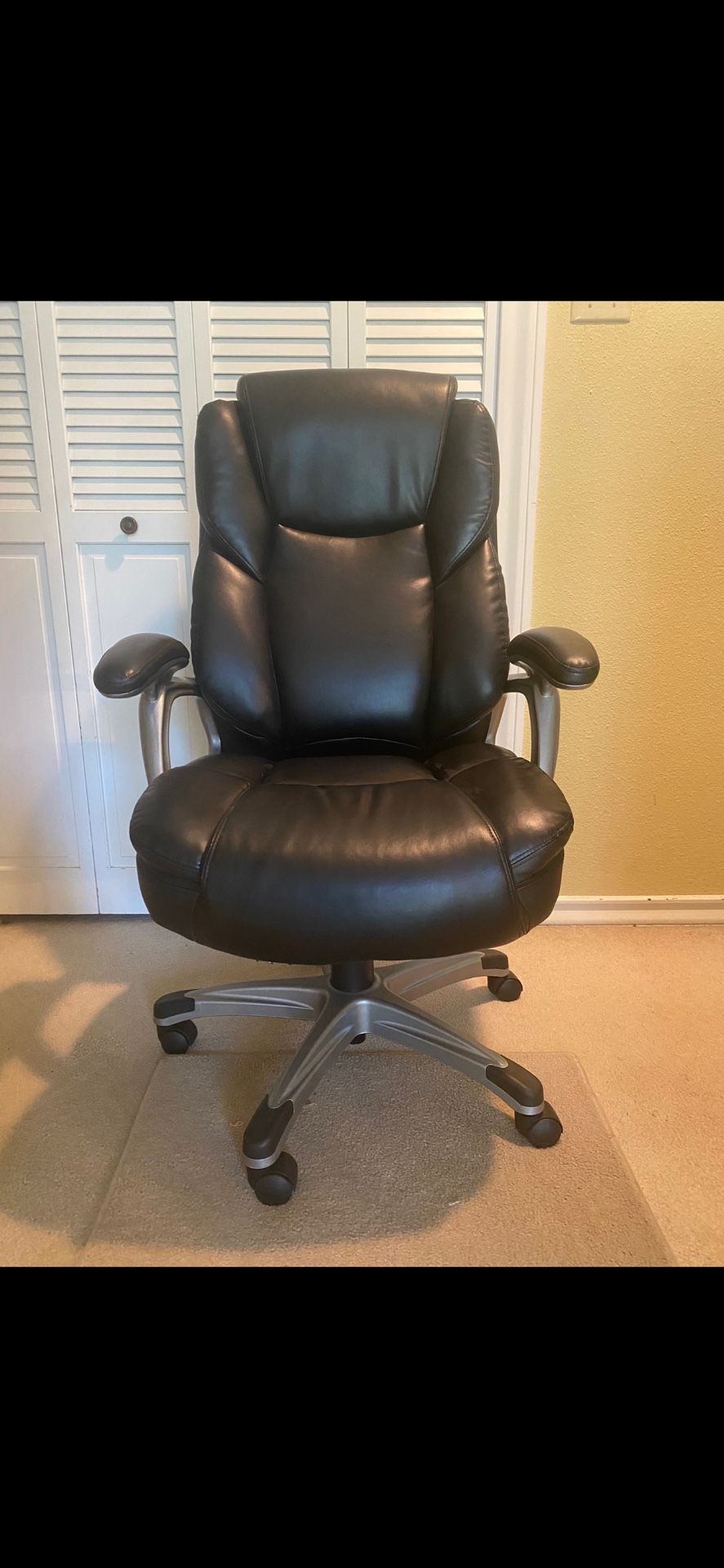 Adjustable Leather Office Chair