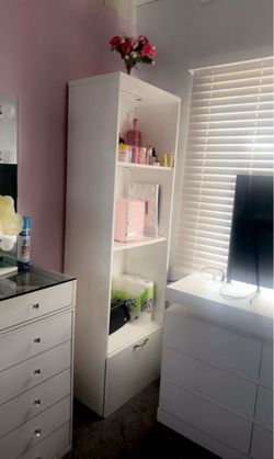 Bookshelf with lights