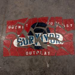 4 Wooden Survivor Floor Puzzles