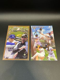 Dodgers Camelback Ranch First Pitch Programs 2009 2010 Spring Training Lot