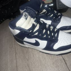 Blue N White Dunks