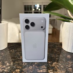 New & Sealed iPhone 17 Pro Max 256GB – Newest Release, White Titanium W OG Packaging + Warranty