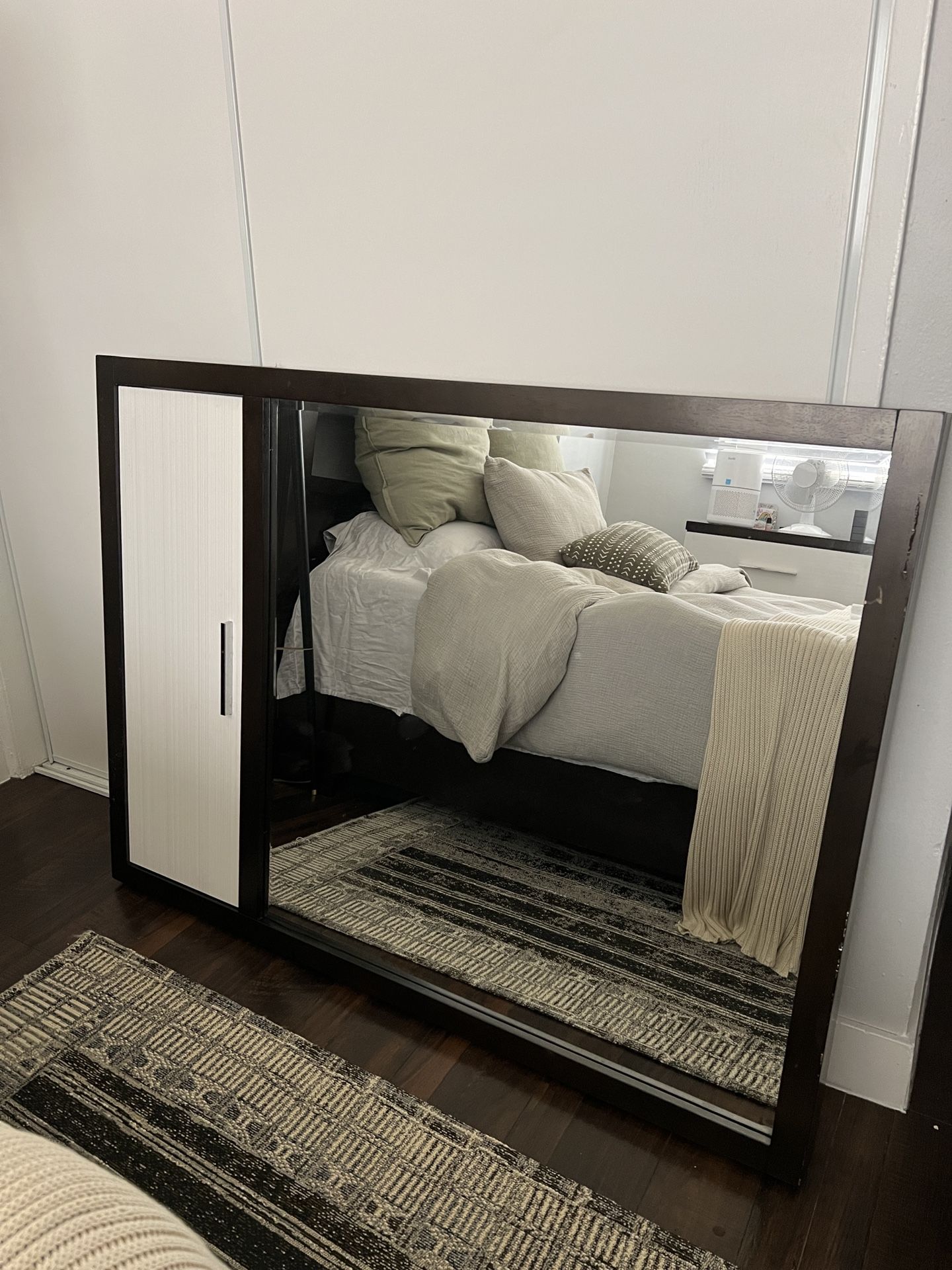 Mirror With Storage Cabinet
