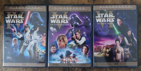 Star Wars Trilogy: Limited Edition DVDs - only release with original, unaltered films