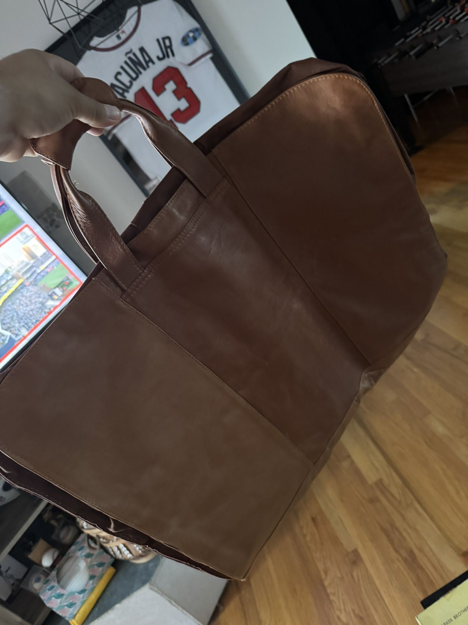 Columbian Leather Garment Bag