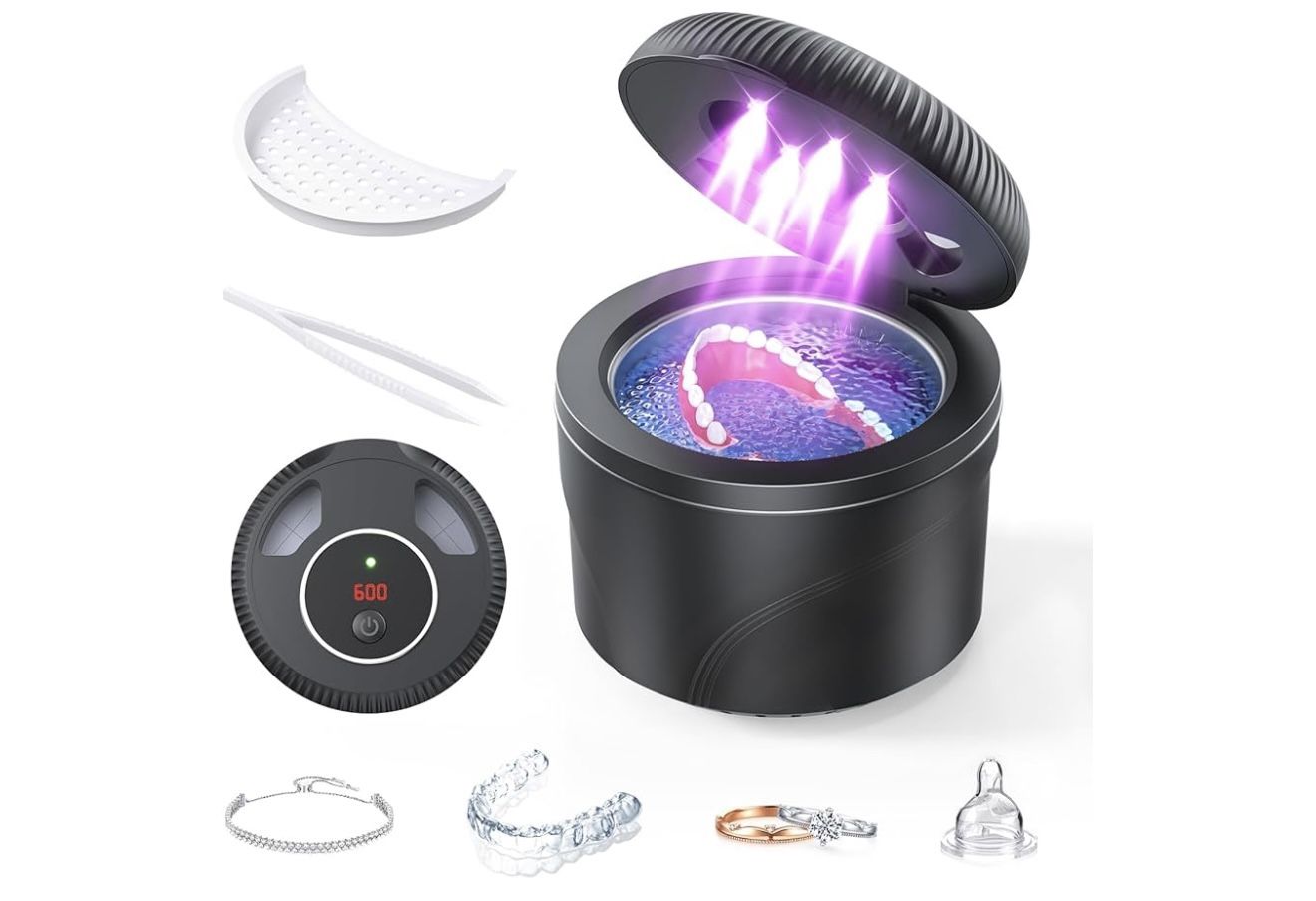 Brand New Ultrasonic Jewelry/Retainer/Denture Cleaner – New in Box
