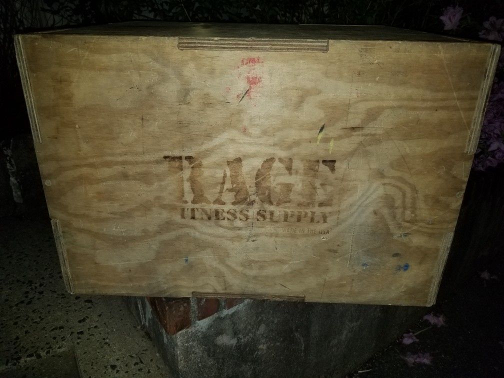 RAGE FITNESS PLYO BOX $90 - OBO