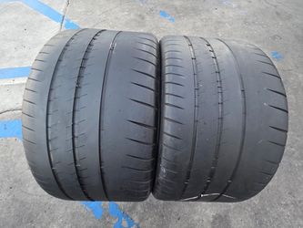 2 USED TIRES MICHELIN PILOT SPORT CUP 2 295/30/20