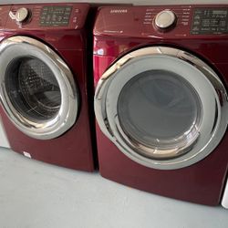 Samsung Front Load Washer And Electric Dryer Set(Stackable)