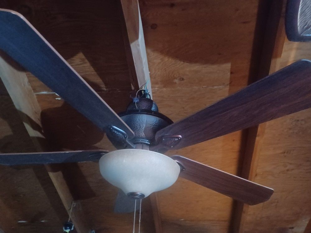 Copper Hammered Style Ceiling Fan