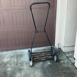 Manual Reel Push Lawn Mover