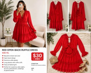Red dress 1xl