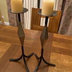 Metallic Candle Holders