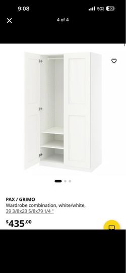 IKEA white armoire