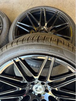 20” OEM Mercedes S-Class W222 AMG Staggered Wheels & Pirelli Tires - Complete Set - $1,600