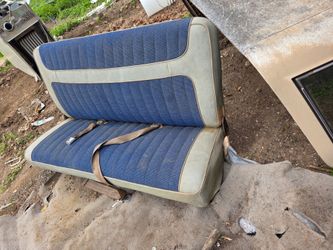 Bronco rear seats and topper